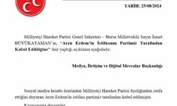 MHP'den açıklama: Arzu Erdem'in istifası partimiz tarafından kabul edilmiştir