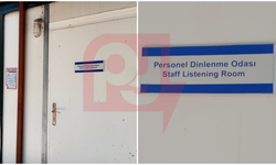 Boğaziçi'nde 'chicken translate': Personel dinlenme odası, 'staff listening room' oldu