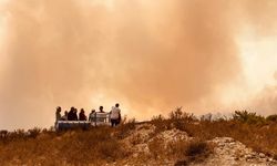 İzmir'de çöplükte çıkan yangın ormana sıçradı