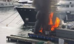 Pendik marinada yakıt istasyonunda yangın