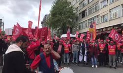 Nakliyat-İş Sendikası üyeleri 1 Mayıs için Saraçhane’de toplandı