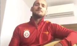 Sneijder'den canlı yayında bağlama 'playback'i: Ben yoruldum hayat