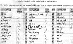 İlkokulda çocuklara 'idam' kelimesini hecelettiler!