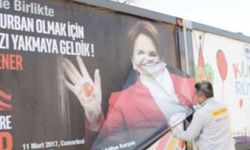 Meral Akşener'in Eskişehir'deki toplantı afişleri toplatıldı