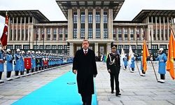 Erdoğan'a Saray'da 10 bin kişilik tören