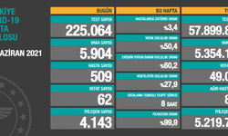 Türkiye’de koronavirüs nedeniyle son 24 saatte 62 kişi hayatını kaybetti, tespit edilen vaka sayısı 5 bin 904 oldu