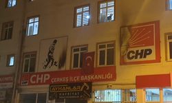 Çankırı'da CHP İlçe Başkanlığı binasına saldırı