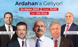 Millet İttifakının Cumhurbaşkanı adayı Kılıçdaroğlu, Mansur Yavaş ve Ekrem İmamoğlu ile birlikte Ardahan'a gidiyor