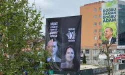 Ümraniye Ülkü Ocakları'ndan provokatif Kılıçdaroğlu ve Akşener afişi