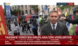 NTV, bir yurttaşın 'Saray'ın 1 Mayıs korkusu bu' demesi üzerine yayını kesti