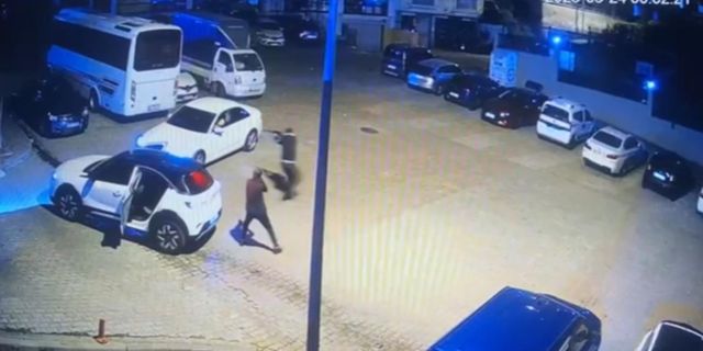 Kağıthane'de kalaşnikoflu saldırı kameralara yansıdı