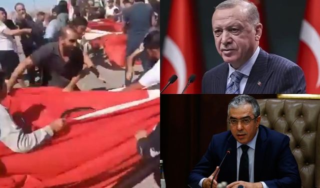 Erdoğan, bayrak saldırısına sessiz kalınca, danışmanı geçmişe gitti