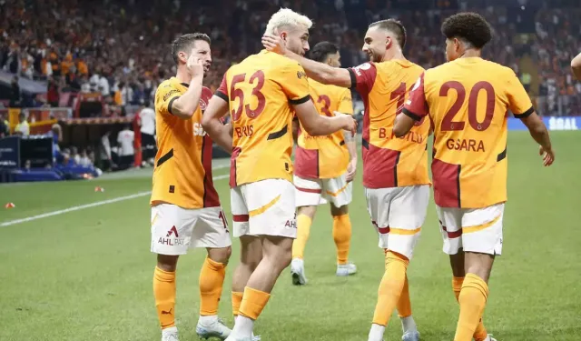 Süper Lig'de 5'te 5 yapan Galatasaray, liderlik koltuğuna oturdu