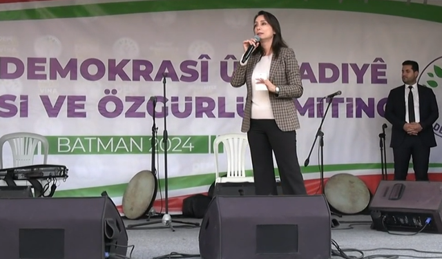 DEM Parti Eş Genel Başkanı Hatimoğulları: Bizler müzakereye de hazırız, mücadeleye de hazırız