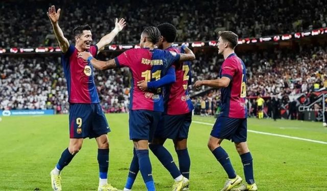 Barcelona, Real Madrid'i farklı yenerek Süper Kupa'yı kazandı