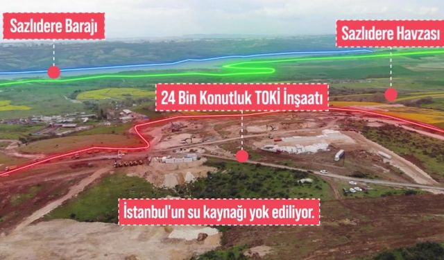 İmamoğlu, iktidarın 'Kanal İstanbul' planını açıkladı: 'Yokluğumu fırsat bilip 24 bin konut inşaatına başladılar'