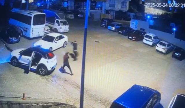 Kağıthane'de kalaşnikoflu saldırı kameralara yansıdı