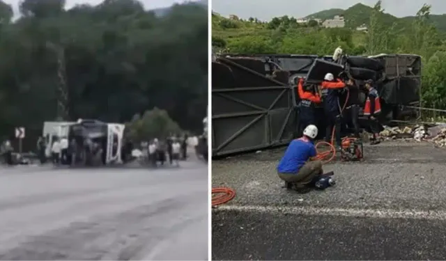 Van-Bitlis kara yolunda kaza: İki ölü, dördü ağır 30 yaralı