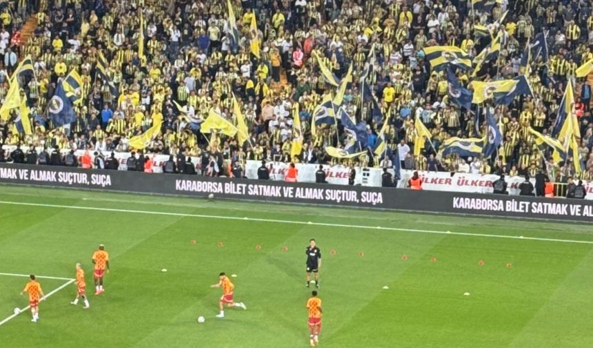 Fenerbahçe'den Galatasaray'a 'karaborsa bilet' göndermesi