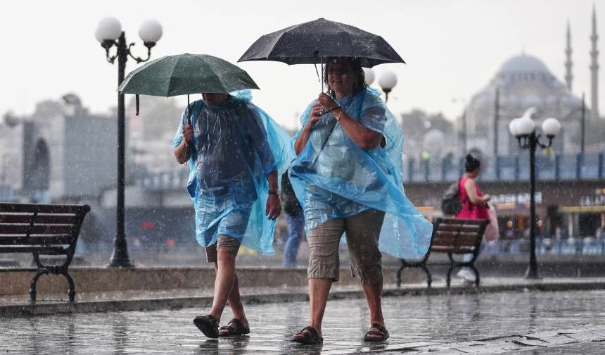 Meteoroloji'den beş bölge için kuvvetli yağış uyarısı