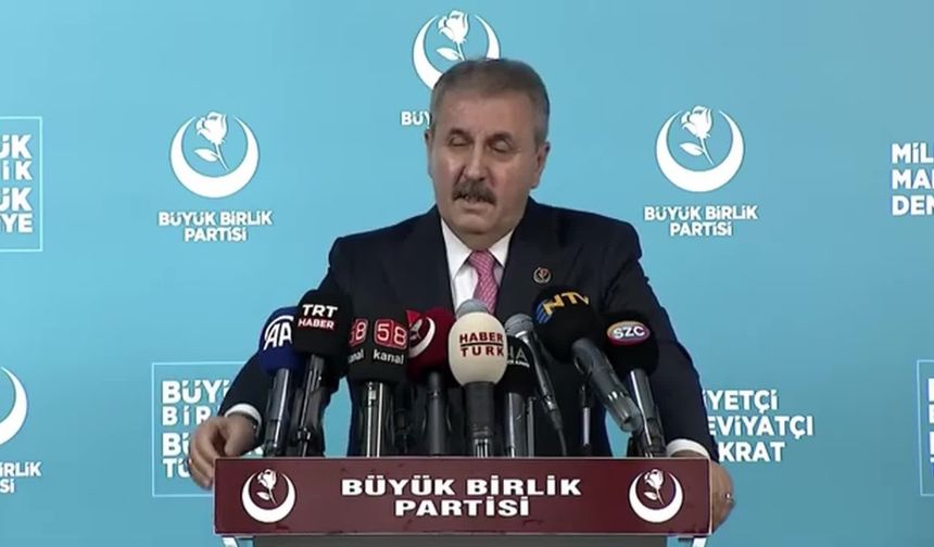 Mustafa Destici, ‘Ermeni,  Yunan, DEM'li' sözlerinin çarpıtıldığını iddia etti