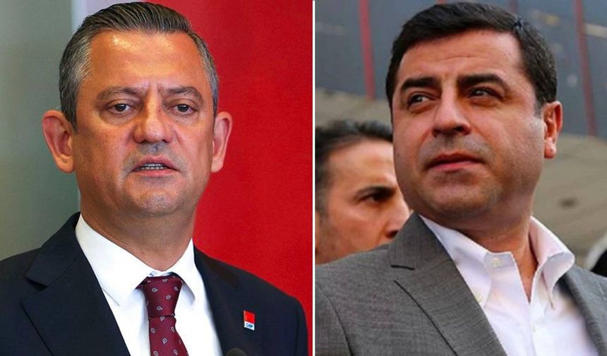 Demirtaş, Özel'i takım elbiseyle karşıladı; çay ve kantinden aldığı bisküvi ile ağırladı