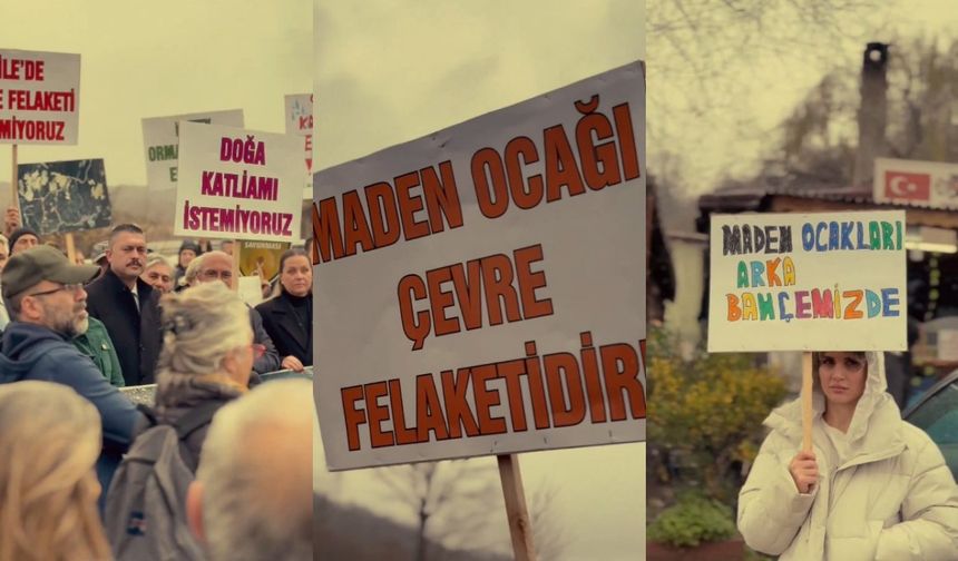 Şile sakinlerinden maden ocağı eylemi: Gelmeyin kardeşim!