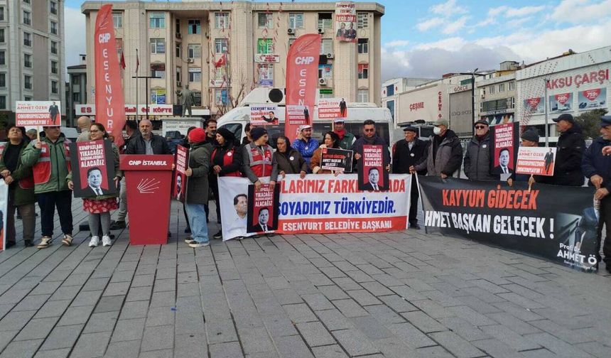 Esenyurt Demokrasi Nöbeti 88'inci gününde: 'Zalimin zulmü sonu yaklaştığı için artıyor'