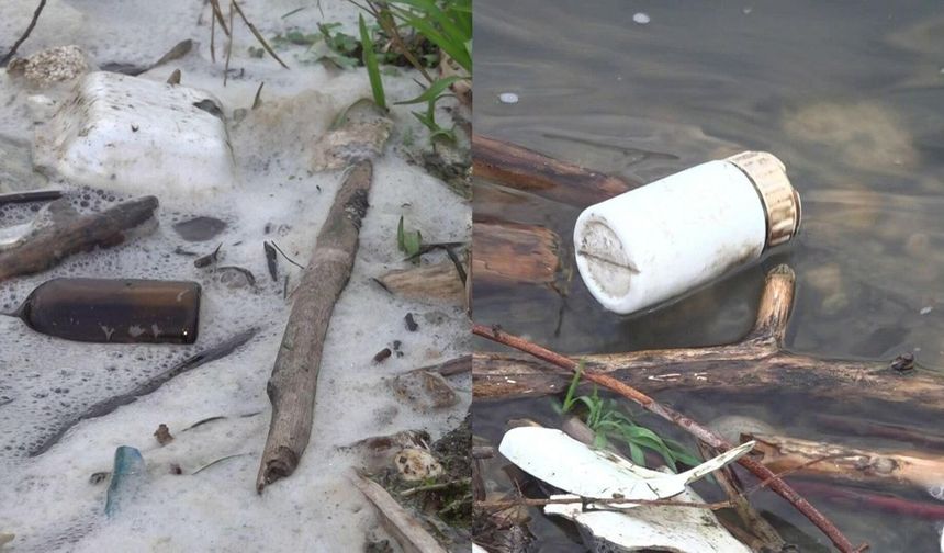 Yeşilırmak Nehri'nde değişen renk ve köpürme tedirginlik yarattı