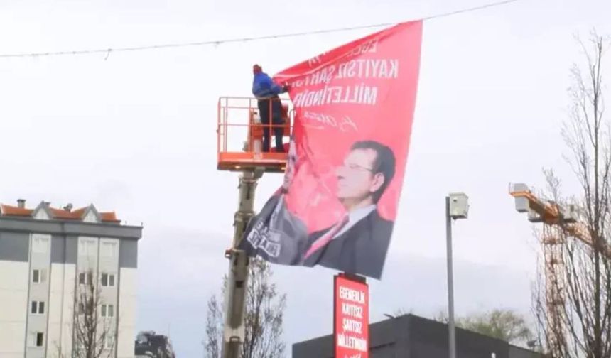 Şişli kayyımı göreve başladı: İmamoğlu ve Şahan afişlerini toplatıyor!