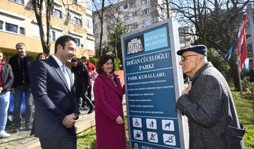 Doğan Cüceloğlu'nun ismi Beşiktaş'ta çocuk parkına verildi
