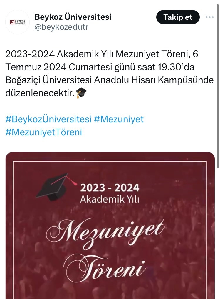 Beykoz Uni Mezuniyet