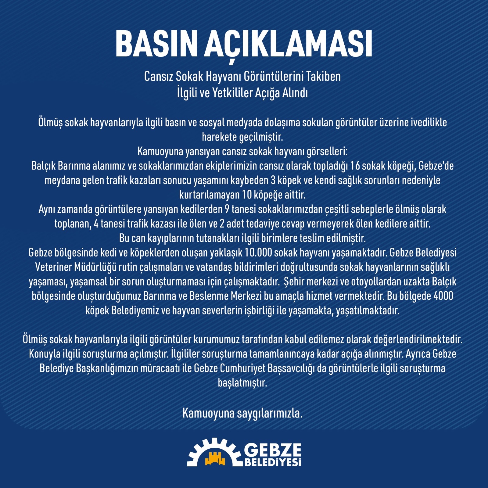 Gebze Hayvan Aciklama